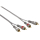 Kabel i złączka Hama K. 2xCINCH - 2xCINCH 3M TECHLINE